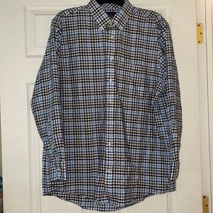 Men’s long sleeve button up Oxford shirt